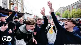  ??  ?? Vociferous protests of fans like those at Chelsea in London (pictured), backed by leading players, pundits and managers