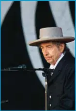  ??  ?? Bob Dylan, cantautore e premio Nobel, compirà 77 anni il 24 maggio