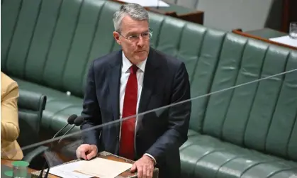  ?? Photograph: Mick Tsikas/AAP ?? Attorney-general Mark Dreyfus introduces the National Anti-Corruption Commission bill on Wednesday.