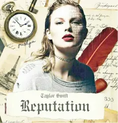  ??  ?? The album’s first single, “Look What You Made Me Do”, scored the biggest YouTube debut in history with more than 43 million views in the first 24 hours when it was released in August.