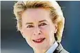  ??  ?? Abgeschlag­en: von der Leyen