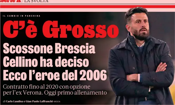  ??  ?? Romano Fabio Grosso è nato il 29 novembre 1977 a Roma. Al Mondiale del 2006 realizzò il gol dell’1-0 in semifinale contro la Germania e il rigore decisivo nella serie finale contro la Francia