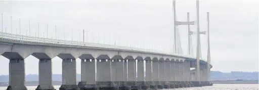  ??  ?? Tolls are set to rise again on the Severn bridge crossings in the new year – with car drivers seeing an increase of 10p