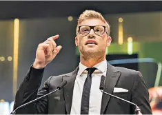  ??  ?? Award winner: Andrew Flintoff and his team won three gongs at the Arias