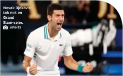  ?? AP/NTB ?? Novak Djokovic tok nok en Grand Slam-seier.