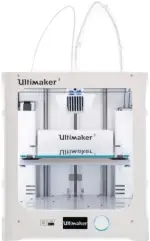  ??  ?? L’Ultimaker 3, avec double extrudeur, est distribuée en France par Makershop.