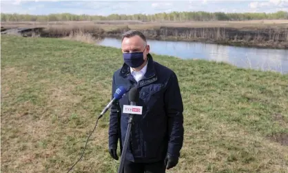  ??  ?? ‘The political playing field has been relentless­ly skewed in favour of the government’s preferred candidate, Andrzej Duda, who is seeking a second presidenti­al term.’ Photograph: Artur Reszko/EPA