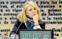  ?? // EFE ?? Elena Sánchez, expresiden­ta interina de RTVE