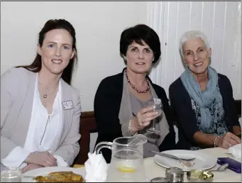  ?? Pics: Tom Callanan. ?? Michelle McKim , Patricia McCarrick and Eileen Kelly.