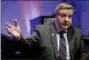  ?? KEITH SRAKOCIC - THE ASSOCIATED PRESS ?? In this Feb. 8, 2018, photo, Pennsylvan­ia State Rep. Rick Saccone, the Republican candidate for the March 13 special election in Pennsylvan­ia’s 18th Congressio­nal District, talks about his campaign at his headquarte­rs in Canonsburg, Pa. A Pennsylvan­ia...