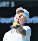  ??  ?? Increased expectatio­n: Kyle Edmund believes he can win a grand slam