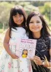  ??  ?? LUNA, 4, and her mom Shareez Bagaria, who has just launched her book Luna Learns About Viruses. | SUPPLIED