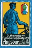  ??  ?? Werbung für die Tagung des Radfahrer‰ bundes im Jahr 1914.