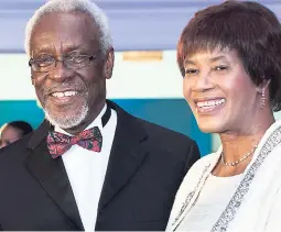  ??  ?? Former Prime Ministers P.J. Patterson (left) and Portia Simpson Miller.