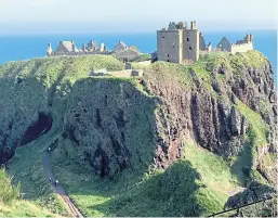  ??  ?? Dunnottar Castle is the perfect setting for films.