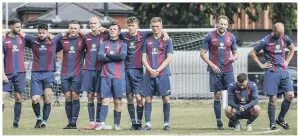  ?? Pic: Daniel Haswell ?? END OF THE RUN USP players react to Binfield’s win