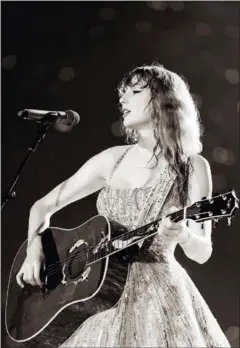  ?? TAYLOR SWIFT VIA X ?? Taylor Swift performing in Singapore last week.