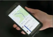  ?? SETH WENIG — THE ASSOCIATED PRESS FILE ?? A mobile phone displays a user’s travels using Google Maps in New York. Days after an Associated Press investigat­ion revealed that Google is storing the locations of users even if they turn a privacy setting called “Location History” off, the company has changed a help page that erroneousl­y described how the setting works.