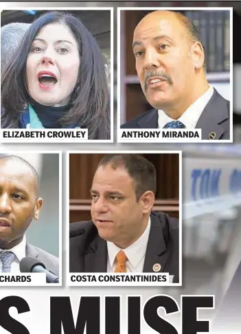  ??  ?? The five candidates running in Tuesday’s Democratic primary for Queens borough president differ in their views on how much should be cut from the Police Department budget, ranging from nothing to $1 billion. They also have views on issues that they have some control over.