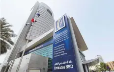  ?? Ahmed Ramzan/ Gulf News ?? Emirates NBD Head Office in Dubai. The bank reported a net profit of Dh2.63 billion in the third quarter.