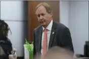  ?? YI-CHIN LEE — HOUSTON CHRONICLE VIA AP ?? Texas Attorney General Ken Paxton appears at a pretrial hearing in his securities fraud case Tuesday in Houston.