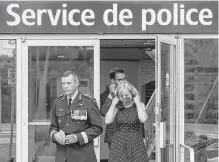  ?? ERROL MCGIHON • POSTMEDIA NEWS ?? Maj.-gen. Dany Fortin, seen here with his wife, Madeleine Collin, was suddenly removed from his secondment as vice president logistics and operations at PHAC in May.