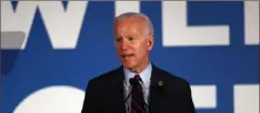  ?? John Bazemore/Associated Press ?? Democratic presidenti­al candidate and former Vice President Joe Biden recently backed down from his longtime support for the Hyde Amendment, which prohibits federal funding for abortions.
