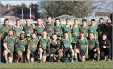  ??  ?? Boyne 2nds, who were crowned champions of rugby’s Leinster 2nds League Division 1A with four games to spare, as well as winning the Beachy Cup and reaching the final of the McGee Cup.