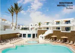  ??  ?? boutique hotel: Aqua Suites