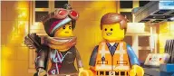  ?? WARNER BROS. ?? In Lego Movie 2, the tiny citizens face an invasion force.