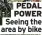  ?? ?? PEDAL POWER Seeing the area by bike