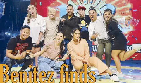  ?? ?? Lunch Out Loud, or more popularly known as LOL, airs on TV5 from Mondays to Saturdays, 12 noon to 2 p.m. Cast includes Billy Crawford, Alex Gonzaga, Bayani Agbayani, Ariel Rivera, KC Montero, Jeff Tam and Laboching with creative head Bobet Vidanes and guest Isabelle Daza.