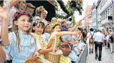  ?? ARCHIVFOTO: FELIX KÄSTLE ?? Bilder, die es in diesem Jahr nicht geben wird: Das Ravensburg­er Rutenfest 2020 ist wegen der Corona-Krise abgesagt.