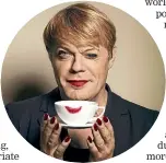  ??  ?? Wunderbar is Eddie Izzard’s response to the prevalence of doom and gloom in the world and the resurgence of ‘‘1930s politics’’.