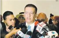  ?? FUENTE EXTERNA ?? Respaldo. El secretario general de la Liga Municipal Dominicana, Johnny Jones, respaldó el proyecto que regularía la Policía Municipal.