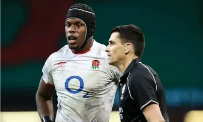  ??  ?? England’s Maro Itoje conceded four penalties in the opening 28 minutes against Wales on Saturday. Photograph: David Rogers/The RFU Collection/Getty Images