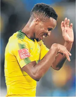  ?? Picture: BackpagePi­x ?? Themba Zwane, the good boy of football, has never been sent off.