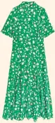  ??  ?? F Ducharne crepe dress, £115 (arket.com) Gingham skirt, £159 (meandem.com)