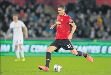  ?? Picture: GETTY IMAGES/STU FORSTER ?? ON SONG: Manchester United’s Nemanja Matic has helped his team to second place in the Premier League table