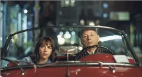  ?? Apple / Associated Press ?? Rashida Jones and Bill Murray in a scene from “On the Rocks.”