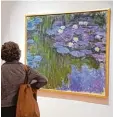  ?? Foto: dpa ?? Rekord gab’s bei Christie’s auch für eini ge Künstler – etwa für Claude Monet mit seinen „Nymphéas en fleur“.