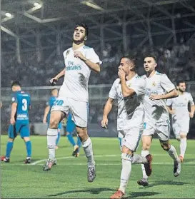  ?? FOTO: GETTY ?? Asensio y Lucas fueron los autores de los goles del Madrid en Fuenlabrad­a