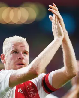  ??  ?? Davy Klaassen, 22 anni, centrocamp­ista dell’Ajax