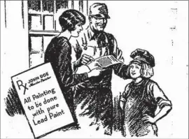  ?? Los Angeles Times ?? A 1928 AD in The Times. Companies hailed lead in the early 20th century, but fought regulation­s and tried to minimize reports about its toxic effects, critics say.