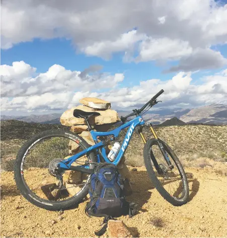  ?? PHOTOS: ARIZONA TRAIL ASSOCIATIO­N ?? “If a hiker ventures off-trail and builds cairns to mark their own route, that could lead others astray from the actual route,” says Jake Case, a Grand Canyon National Park guide. “You can very easily end up in dangerous places.”