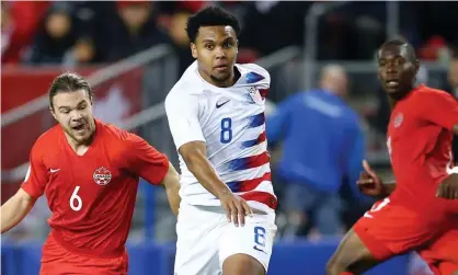  ??  ?? Weston McKennie in action for the US in October 2019. Photograph: Vaughn Ridley/Getty Images