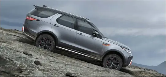  ??  ?? Landrover Discovery.