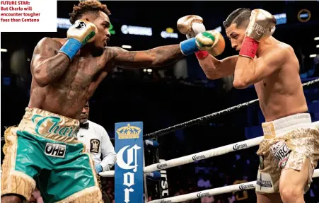  ??  ?? FUTURE STAR: But Charlo will encounter tougher foes than Centeno