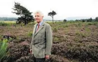  ??  ?? Land owner Johnnie Grant on Rothiemurc­hus estate