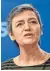  ?? FOTO: AFP ?? M. Vestager